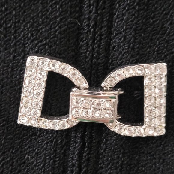 St. John EVENING Embellished Knit Formal Black Jacket Size 8 - Picture 2 of 8